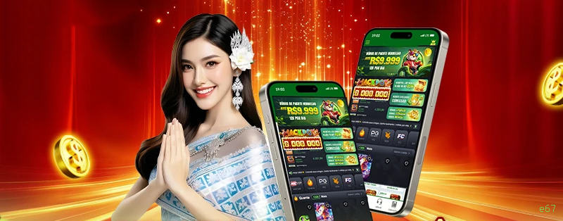 Acessar jogos e bônus no APK